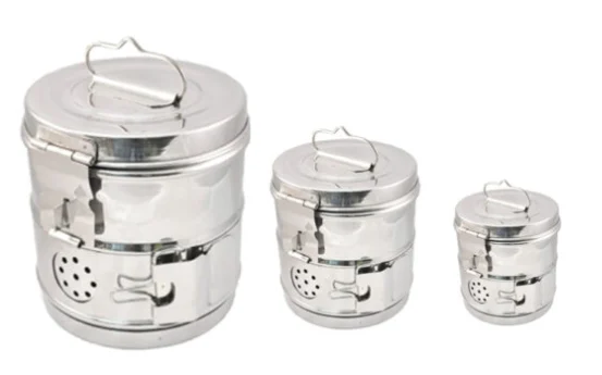 Set de Tambores de Acero Quirúrgico BAMZE UK ESTANDAR