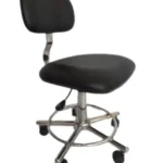 Silla Metálica Giratoria Rodable BAMZE UK ESTÁNDAR