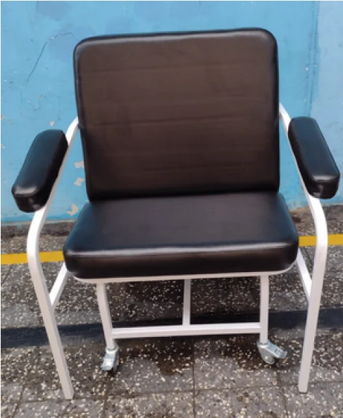 Sillón Metálico Confortable Reclinable para Reposo BAMZE UK ESTÁNDAR