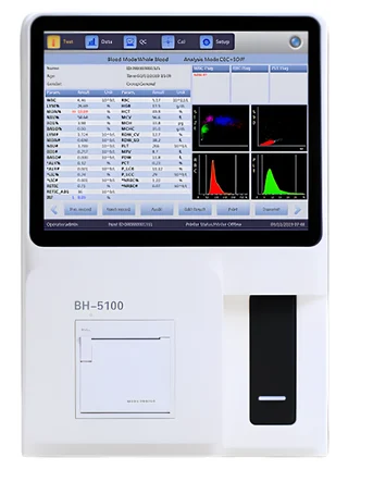 ANALIZADOR HEMATOLOGICO DE 5 DIFERENCIALES URIT BH-5100