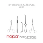 SET INSTRUMENTAL DE CIRUGÍA MENOR NOPA ESTÁNDAR
